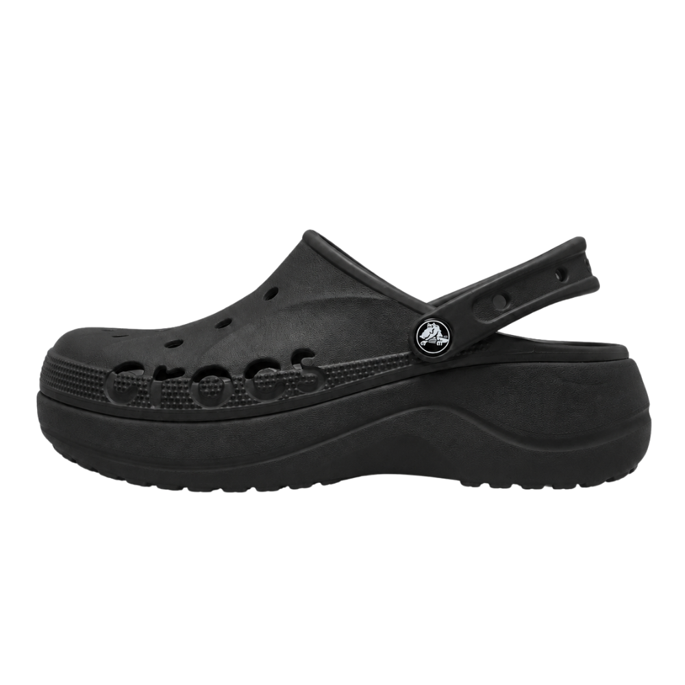 Crocs Women's Baya Platform Clog Black