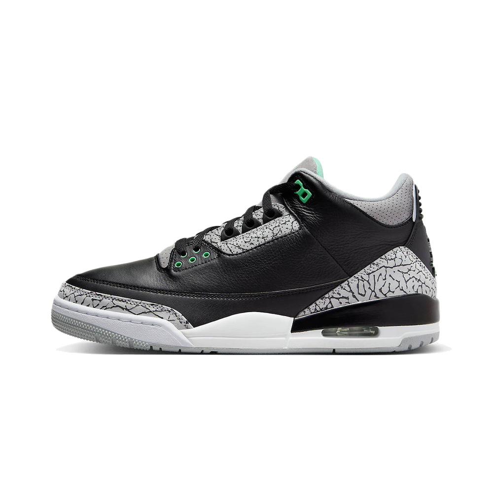 Air Jordan 3 Retro Green Glow Sneaker