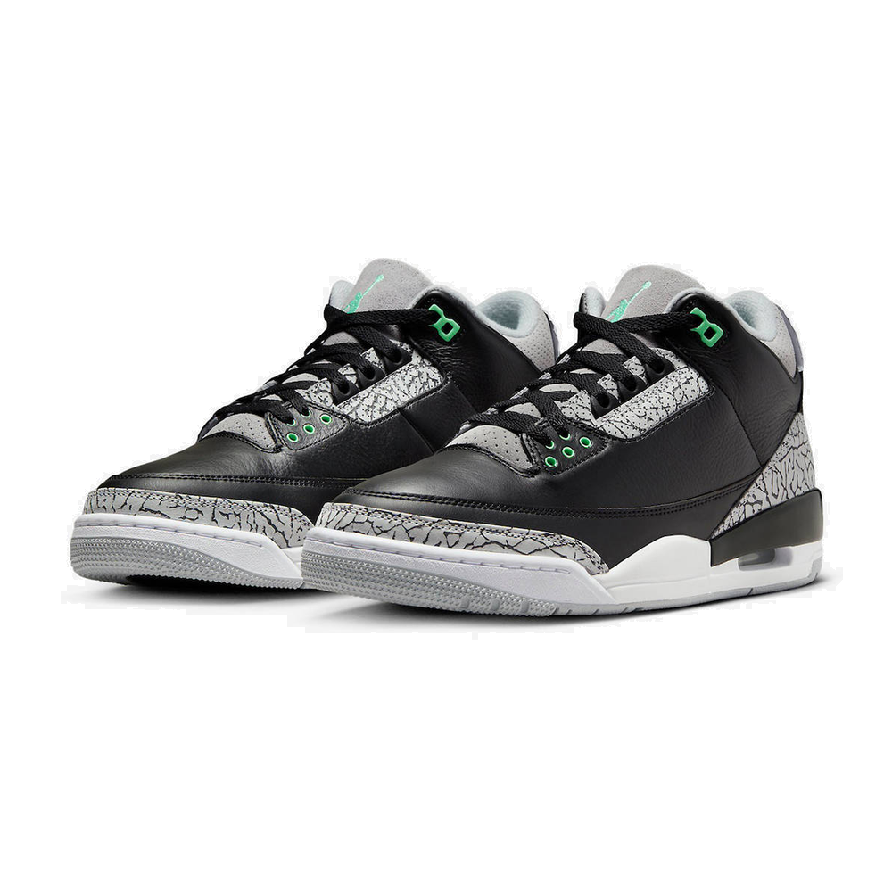 Air Jordan 3 Retro Green Glow Sneaker