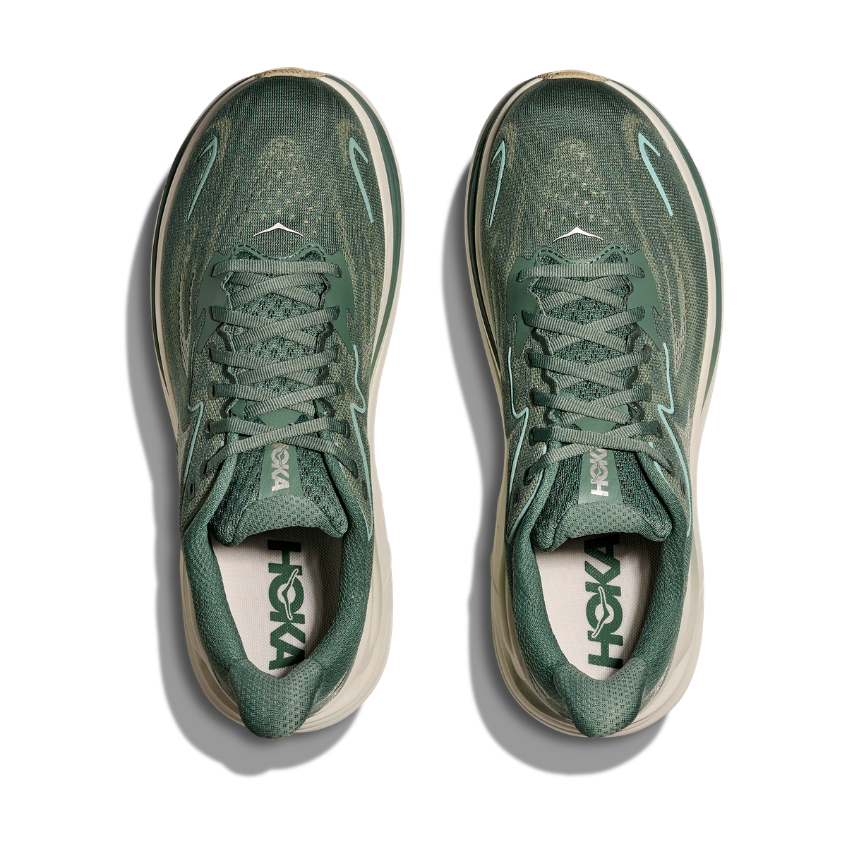 HOKA Men's Clifton 10 Light Green Sneaker