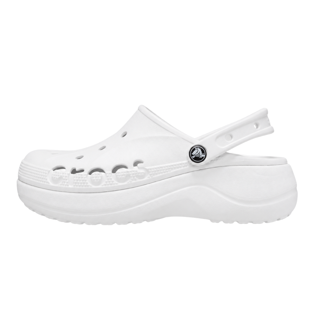 Crocs Women's Baya Platform Clog White