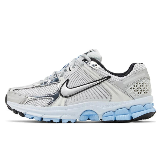 Nike Women's Air Zoom Vomero 5 Metallic Silver Blue Tint Sneaker