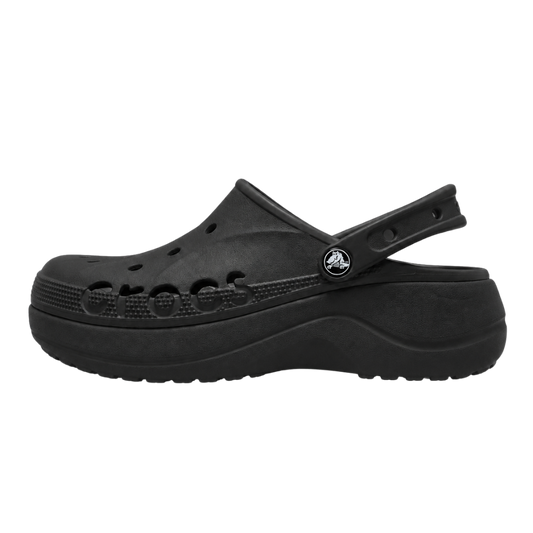 Crocs Women's Baya Platform Clog Black