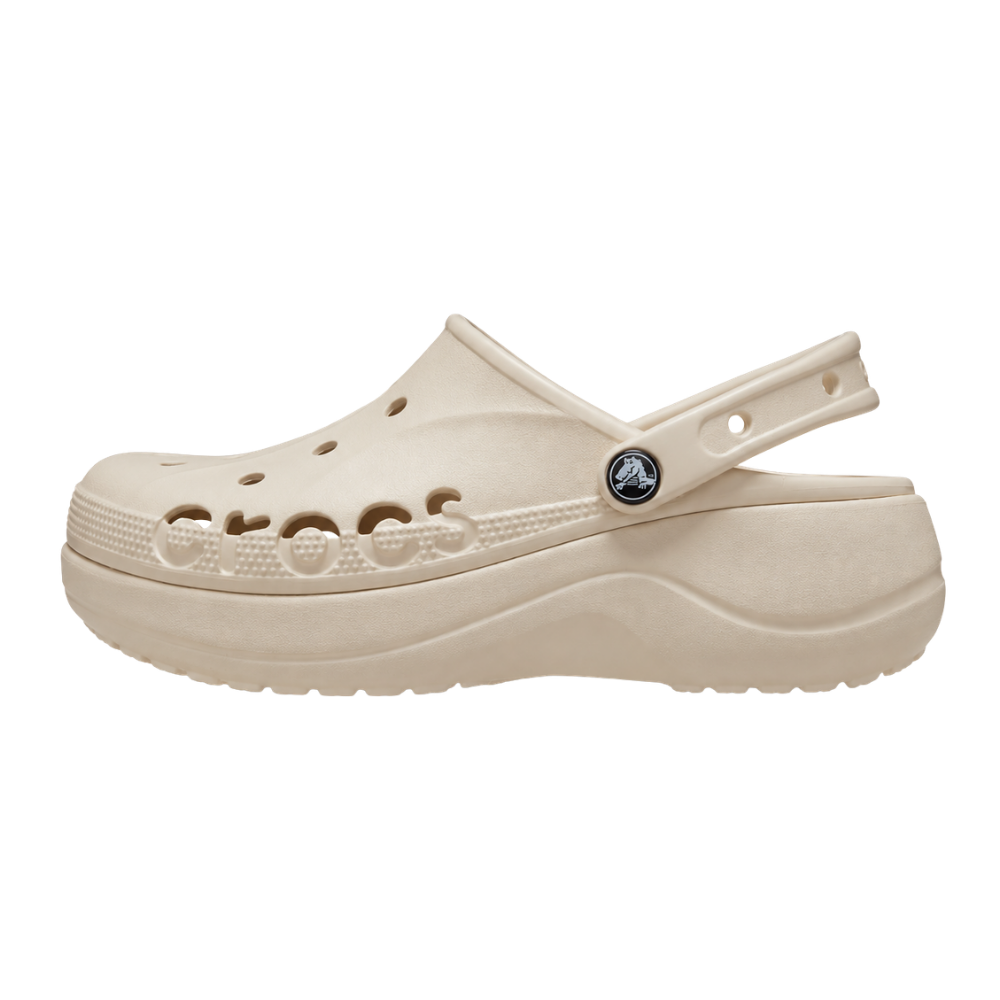 Crocs Women's Baya Platform Clog Off-White