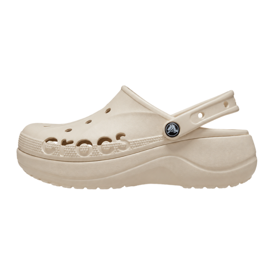 Crocs Women's Baya Platform Clog Off-White