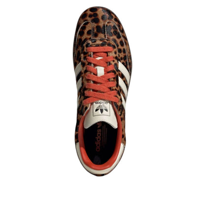 Adidas Samba OG Women's Leopard Core Black Preloved Red