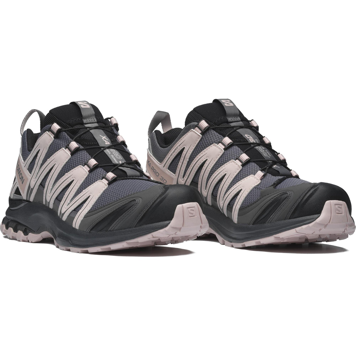 Salomon XA Pro 3D Tranquil Purple Stone Gray Black Sneaker