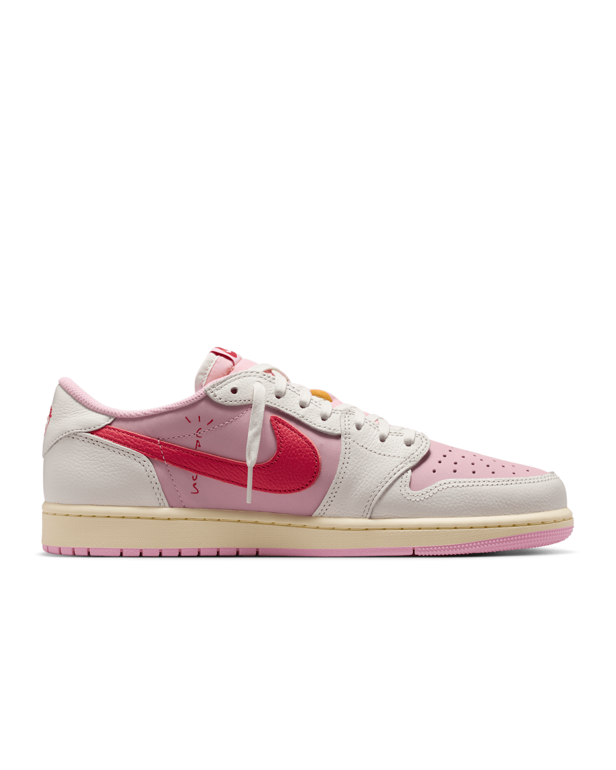 Air Jordan 1 Low OG x Travis Scott Tropical Pink Sneaker