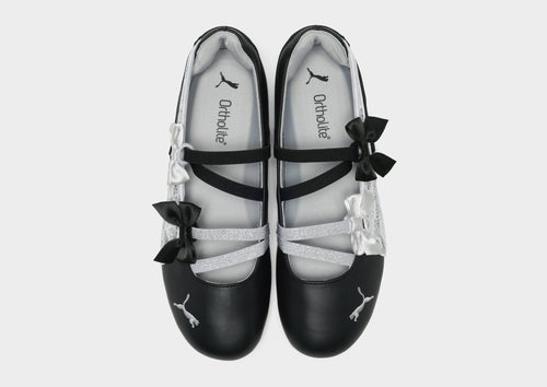 PUMA Women's Speedcat Ballet Lace Black White Sneaker
