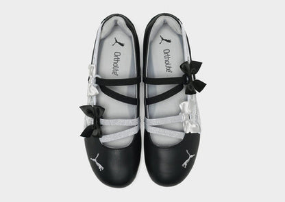 PUMA Women's Speedcat Ballet Lace Black White Sneaker