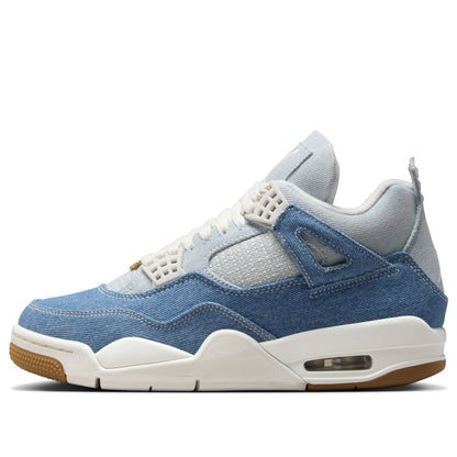 Air Jordan 4 Retro TEX Denim Worn Blue Women's