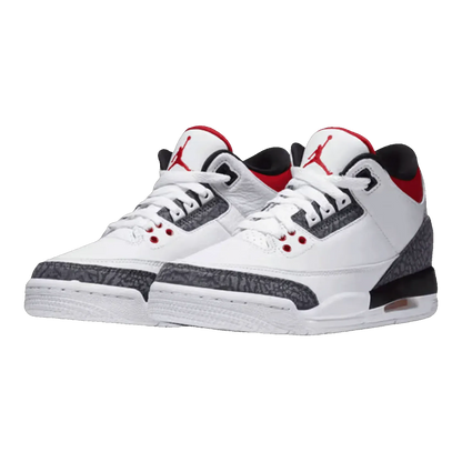 Air Jordan 3 Retro Fire Red Denim (GS)